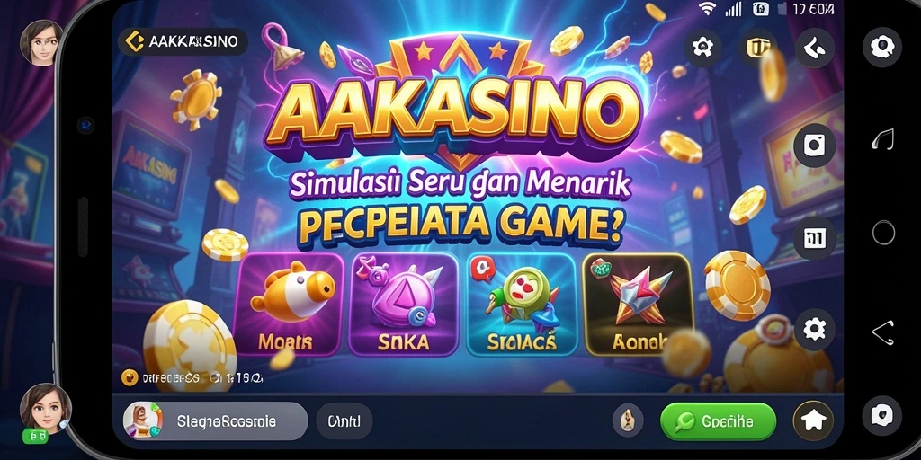 Screenshot gameplay AAKASINO menampilkan pengalaman simulasi yang seru.