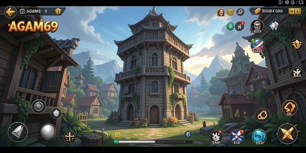 Gameplay seru Tower Defense dengan strategi pembangunan menara.