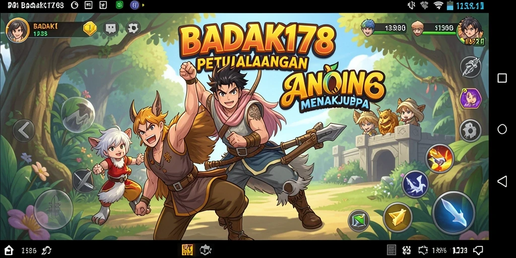 Tampilan menarik dari gameplay BADAK178 dengan karakter anime yang menawan.