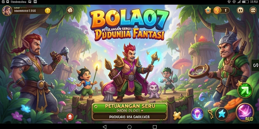 Tangkapan layar gameplay BOLA07 yang menunjukkan aksi petualangan yang mendebarkan.