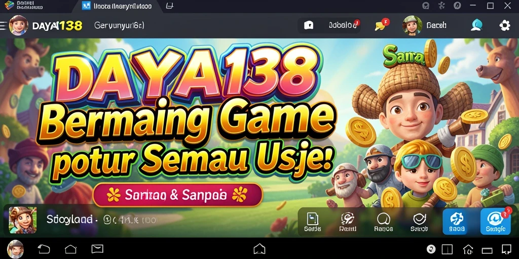 Tampilan gameplay menarik dari DAYA138 dengan grafis cerah.