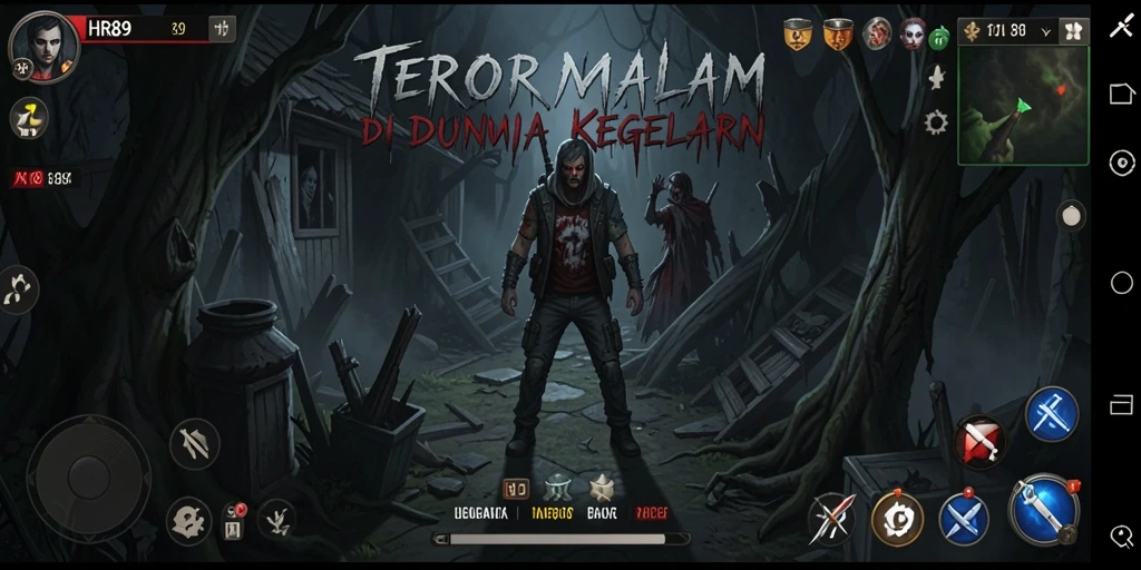 Gameplay menegangkan di HR89 dengan suasana Horror yang mencekam.