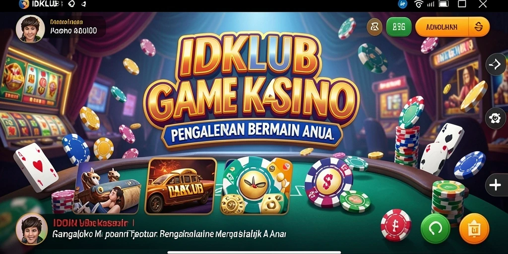 Tampilan menarik dari gameplay Kasino di IDKLUB.