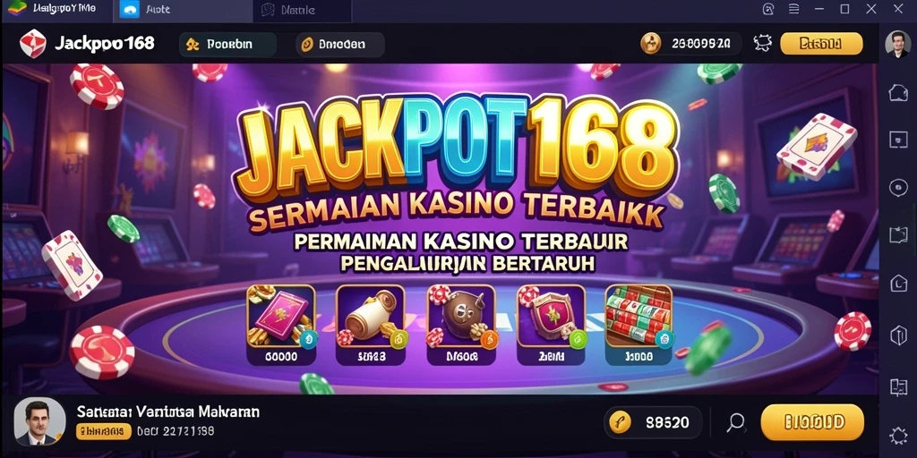 Tampilan gameplay JACKPOT168 yang menawan dan mendebarkan.