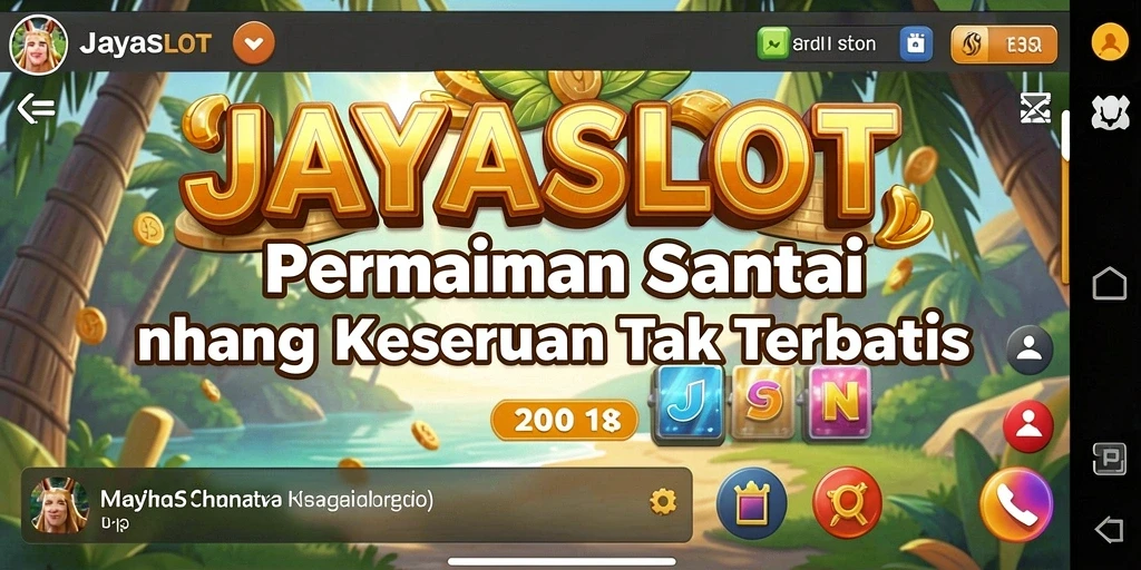 Menampilkan gameplay seru dari JAYASLOT yang menghibur.