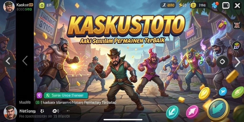 Tangkapan layar KASKUSTOTO menunjukkan aksi mendebarkan di dalam permainan.