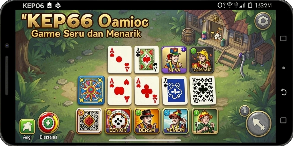 Tampilan permainan KEPO66 dengan aksi seru Domino.