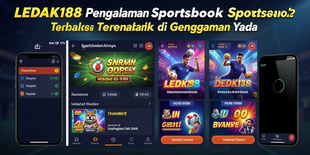 Tampilan screenshot LEDAK188 yang menampilkan fitur taruhan olahraga.