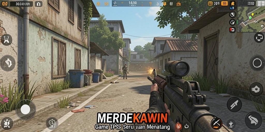 Gameplay seru dari MERDEKAWIN yang penuh aksi dan strategi.