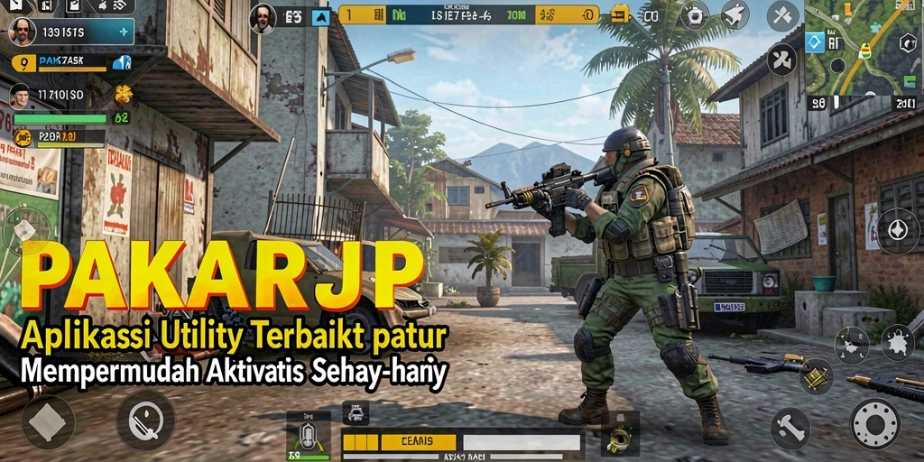Screenshot utama PAKARJP menunjukkan antarmuka pengguna yang intuitif dan fungsional.