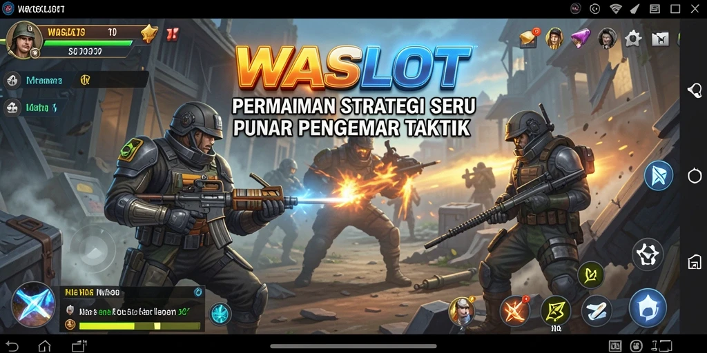 Tampilan layar permainan WASLOT yang menarik dan strategis.
